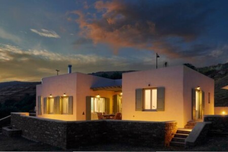 Spacious detached villa in Tinos Island, offering privacy and beautiful views, just a short walk from Tinos Town.