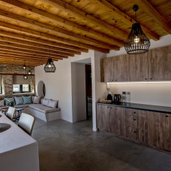 Spacious living room with open-plan design and premium furniture at VF Villa