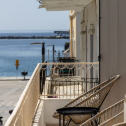 Charming exterior of Alora Major Suite, located in the heart of Tinos Town near Agios Georgios Square